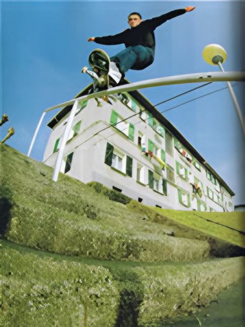 Julien dans Trasher Magazine